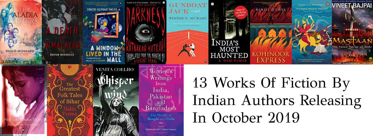 Fiction Books By Indian Authors Releasing In October 2019 