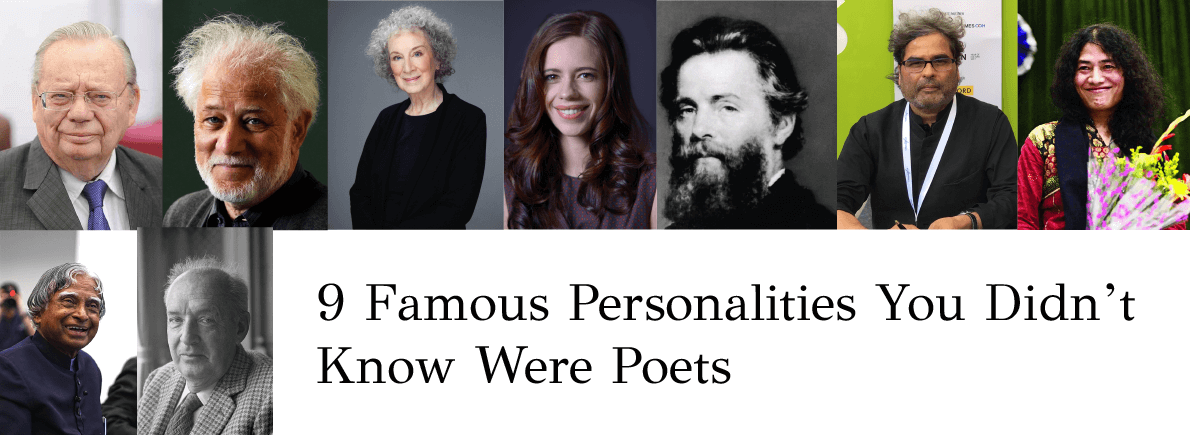 famous personalities you didn't know were poets